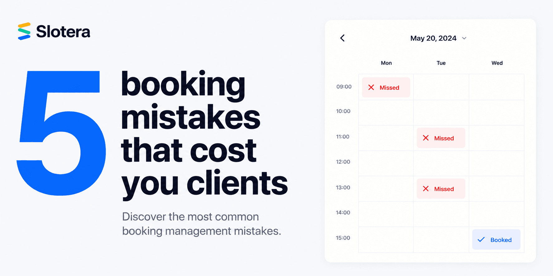 5 mistakes businesses make with booking management